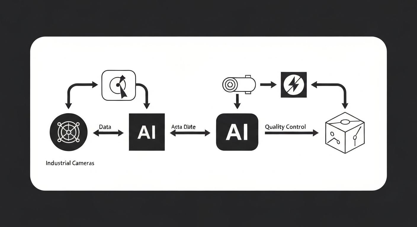 Diagram of AI quality control workflow