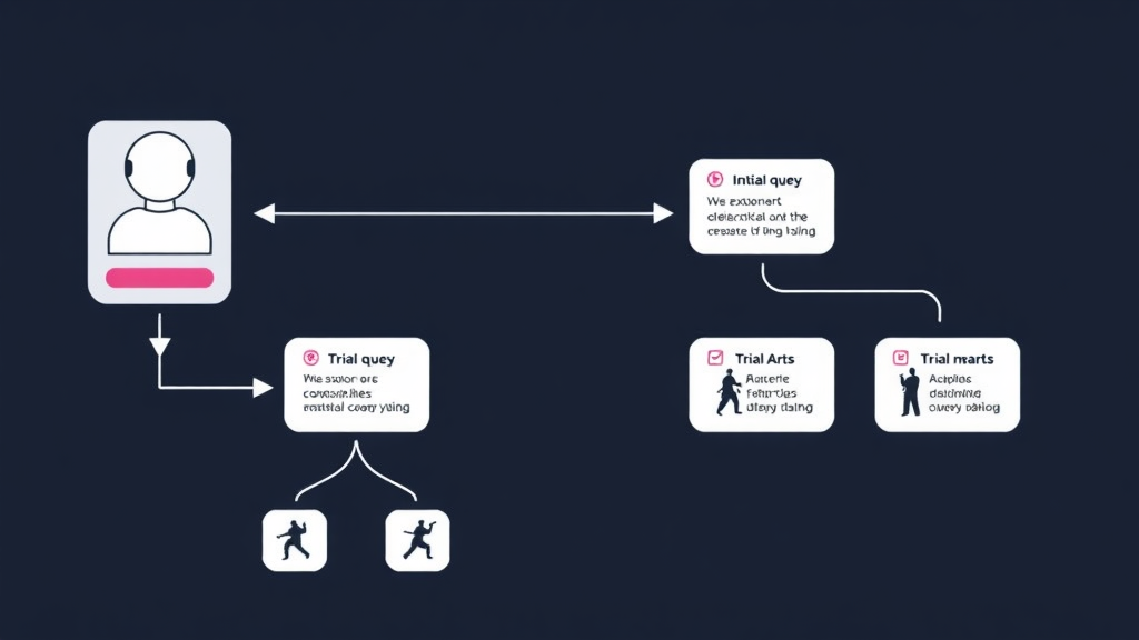 Chatbot conversation flow for martial arts leads