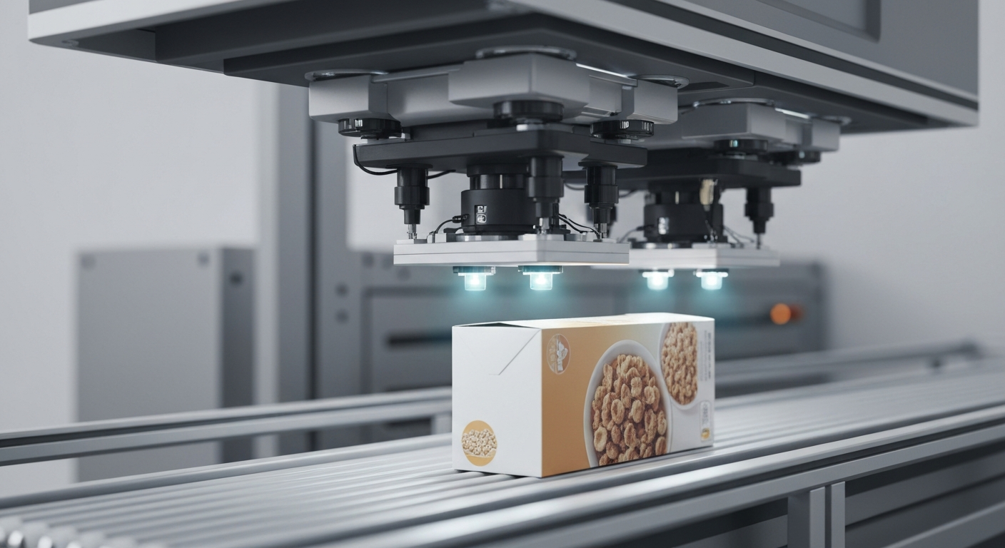 Food product under AI visual inspection