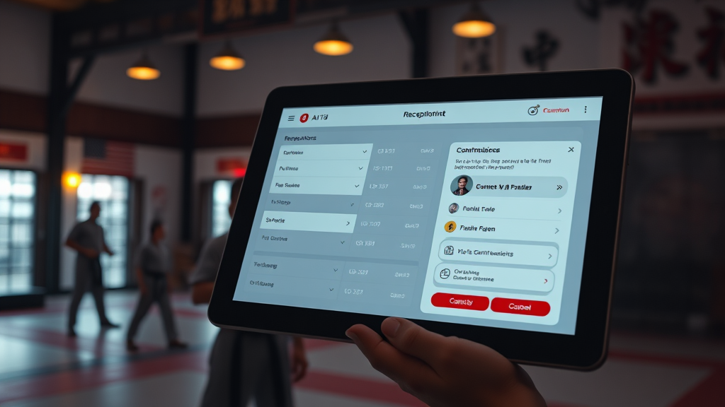 AI receptionist system boosting trial bookings for martial arts gyms