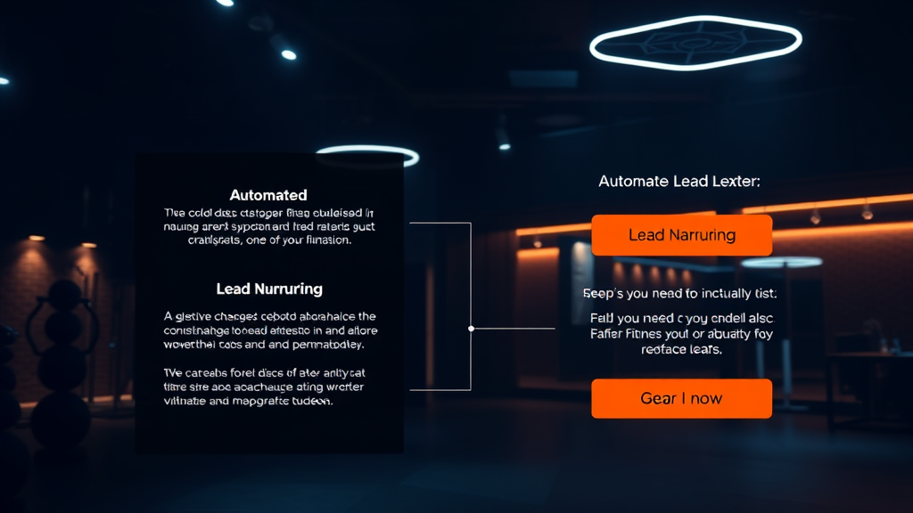AI sales funnel for boutique fitness studios with automated lead nurturing.