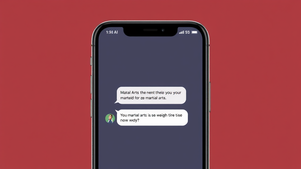 AI assistant on smartphone for dojo inquiries